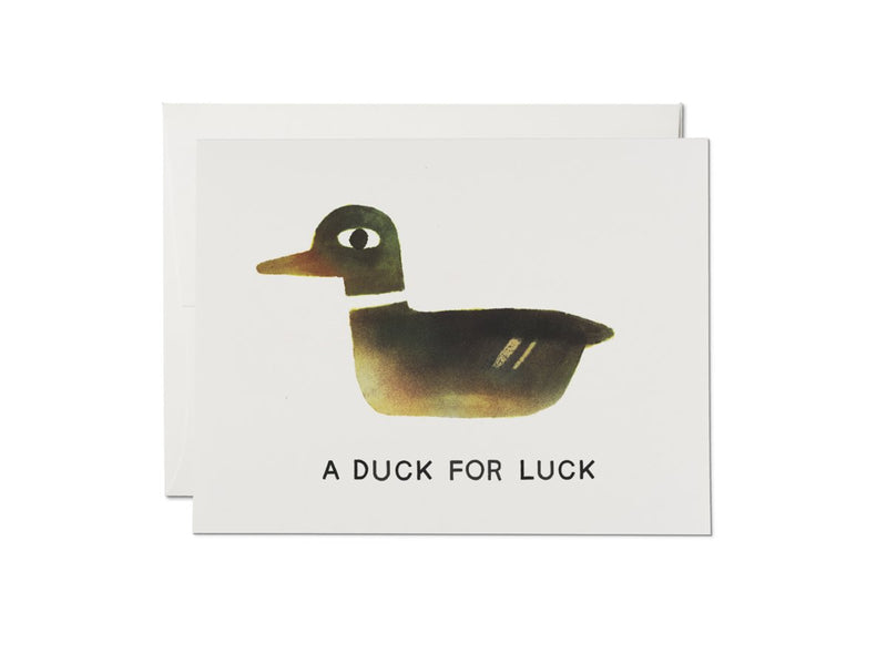 Greeting Card: Jon Klassen - A Duck for Luck - Tales for Tadpoles