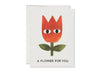 Greeting Card: Jon Klassen - A Flower for You - Tales for Tadpoles