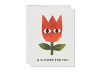 Greeting Card: Jon Klassen - A Flower for You - Tales for Tadpoles