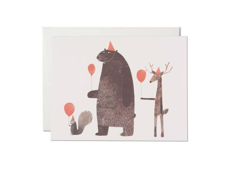 Greeting Card: Jon Klassen - Birthday Party Animals - Tales for Tadpoles