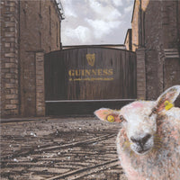 Greeting Card: Kelly Hood - Ewe selfie at St. James’ Gate, Co. Dublin (Square) - Tales for Tadpoles