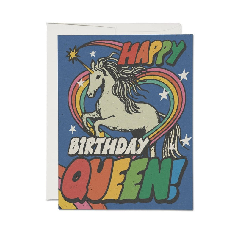Greeting Card: Kevin Story Mintern, Unicorn Queen - Tales for Tadpoles