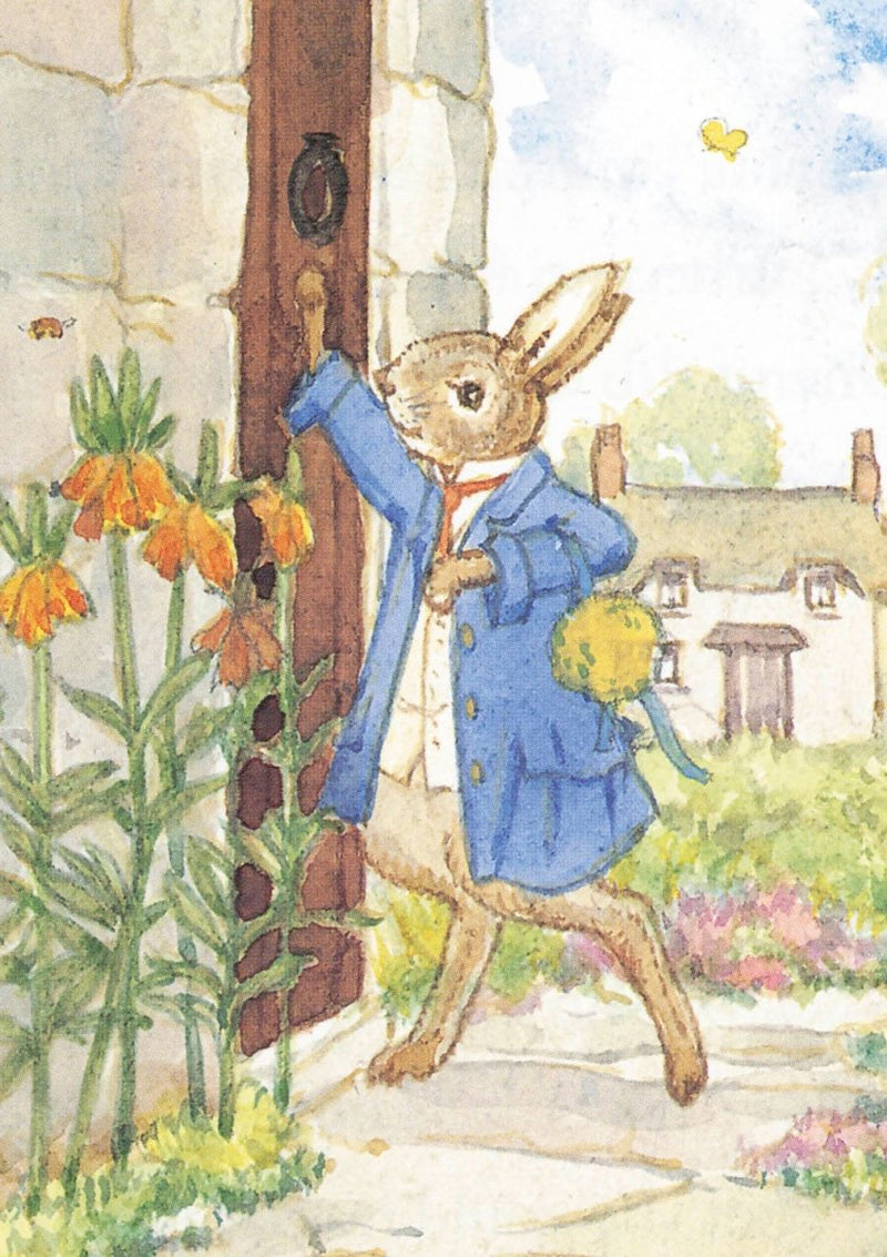 Greeting Card: Little Grey Rabbit - Door Knock - Tales for Tadpoles