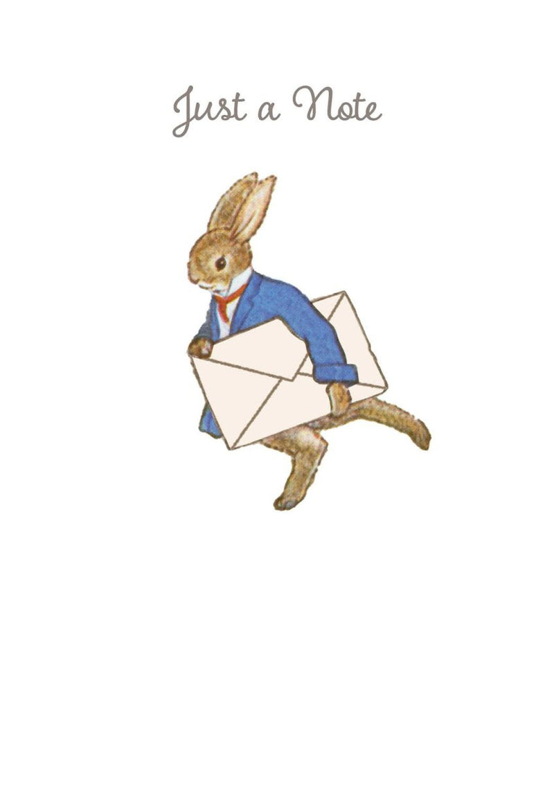 Greeting Card: Little Grey Rabbit - Just a Note - Tales for Tadpoles