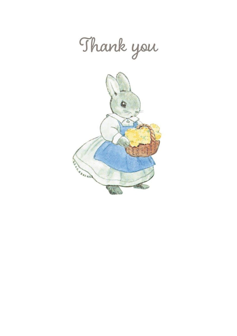 Greeting Card: Little Grey Rabbit - Thank You - Tales for Tadpoles