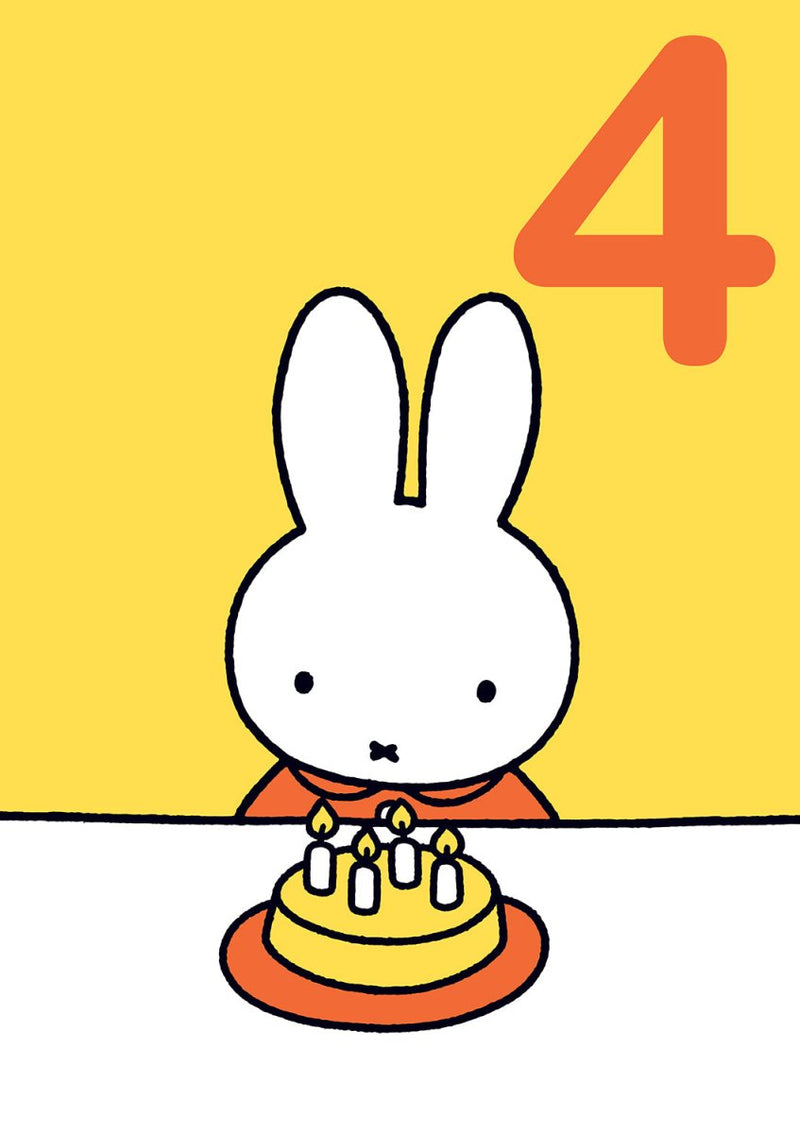 Greeting Card: Miffy - Age 4 - Tales for Tadpoles