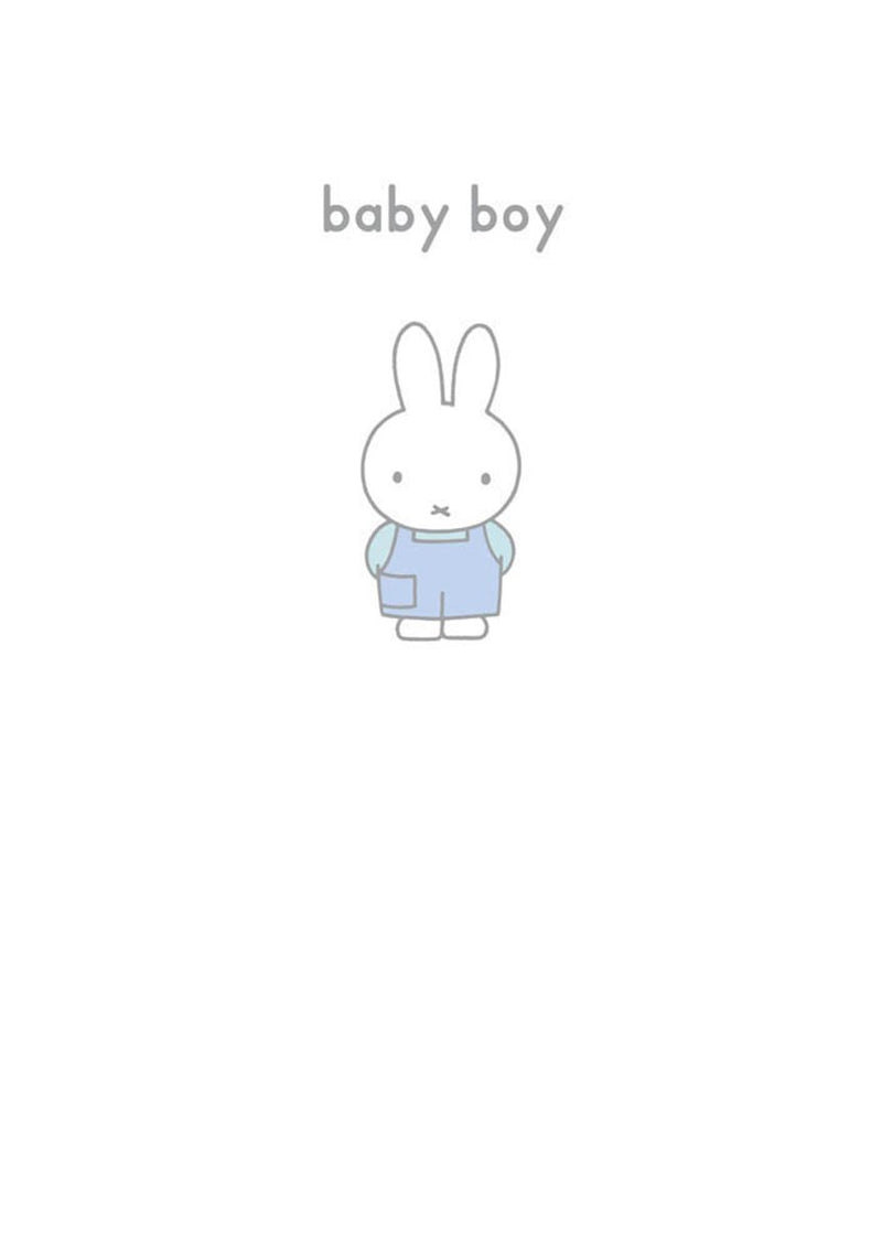 Greeting Card: Miffy - Baby Boy - Tales for Tadpoles