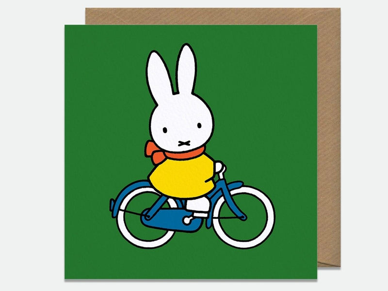 Greeting Card: Miffy - Bicycle - Tales for Tadpoles