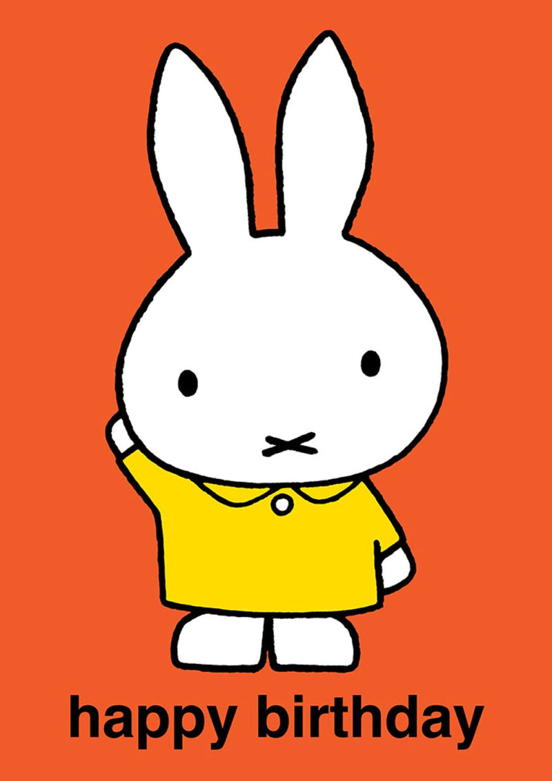 Greeting Card: Miffy - Happy Birthday Waving - Tales for Tadpoles