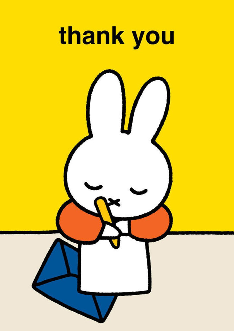 Greeting Card: Miffy - Thank You - Tales for Tadpoles