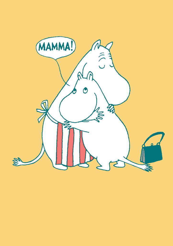 Greeting Card: Moomin - Hug Mamma! - Tales for Tadpoles