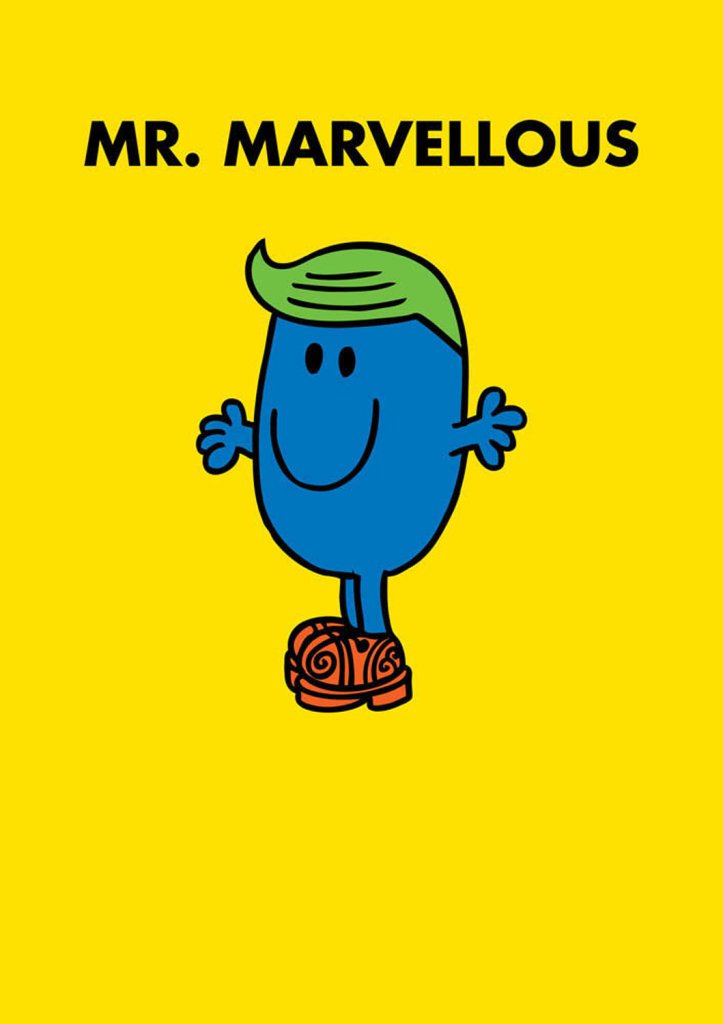 Greeting Card: Mr. Men and Little Miss - Mr. Marvellous - Tales for Tadpoles