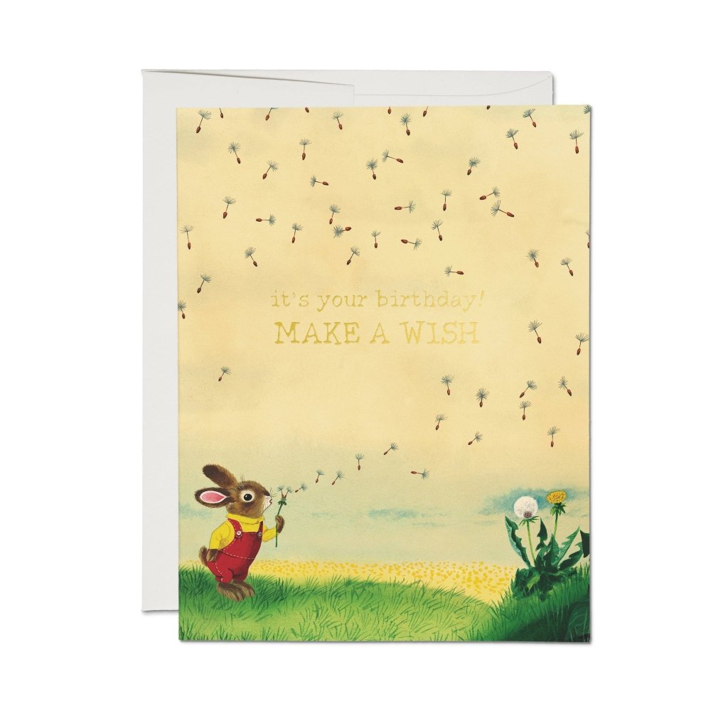 Greeting Card: Richard Scarry, Bunny and Dandelion - Tales for Tadpoles