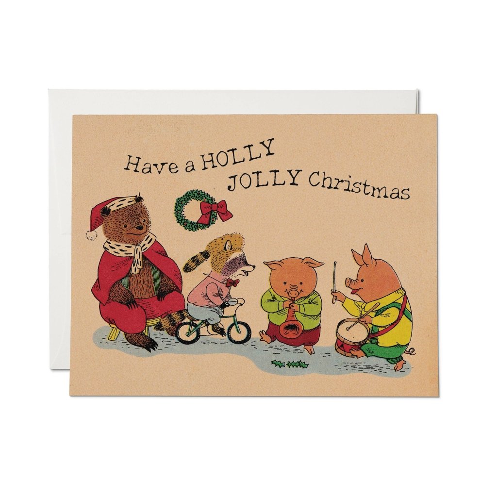 Greeting Card: Richard Scarry, Holly Jolly - Tales for Tadpoles