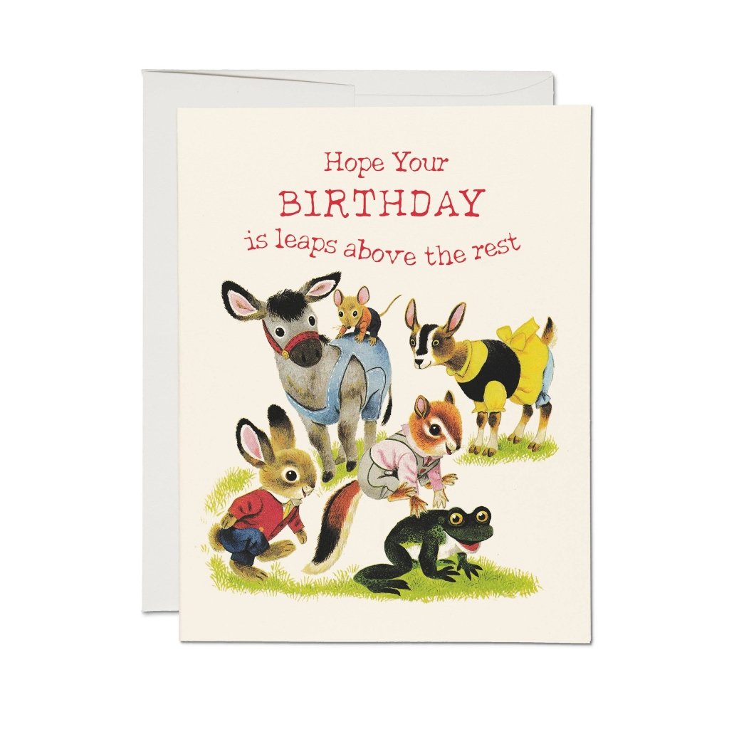 Greeting Card: Richard Scarry, Leaps Above - Tales for Tadpoles