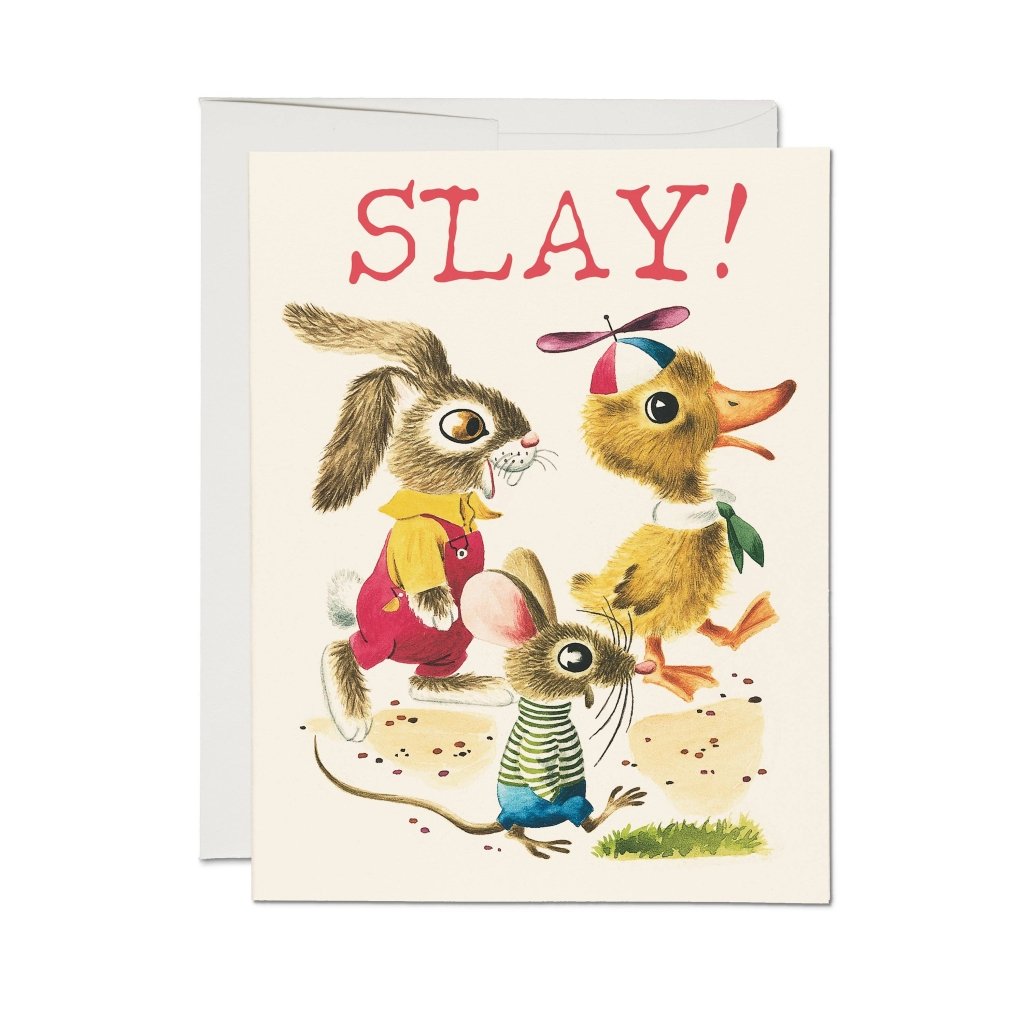 Greeting Card: Richard Scarry, Slay Buddies - Tales for Tadpoles