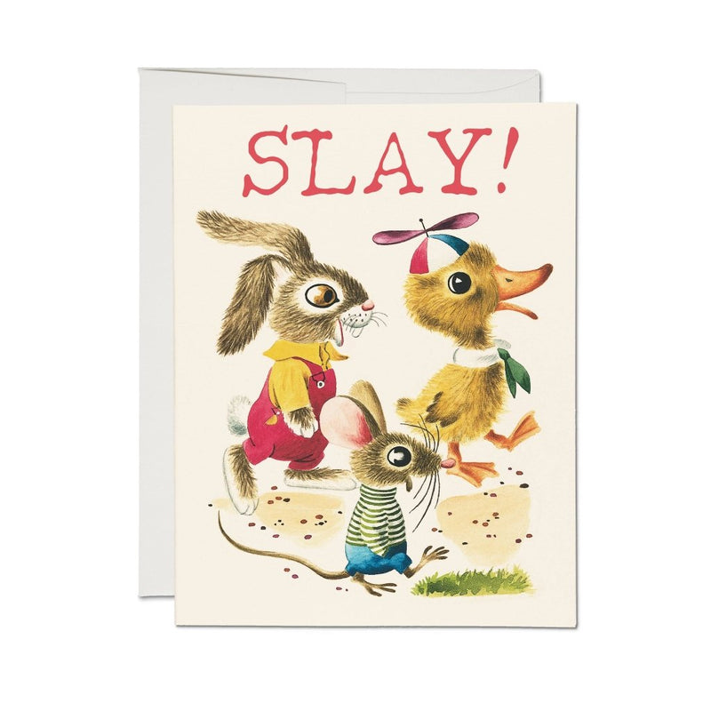 Greeting Card: Richard Scarry, Slay Buddies - Tales for Tadpoles