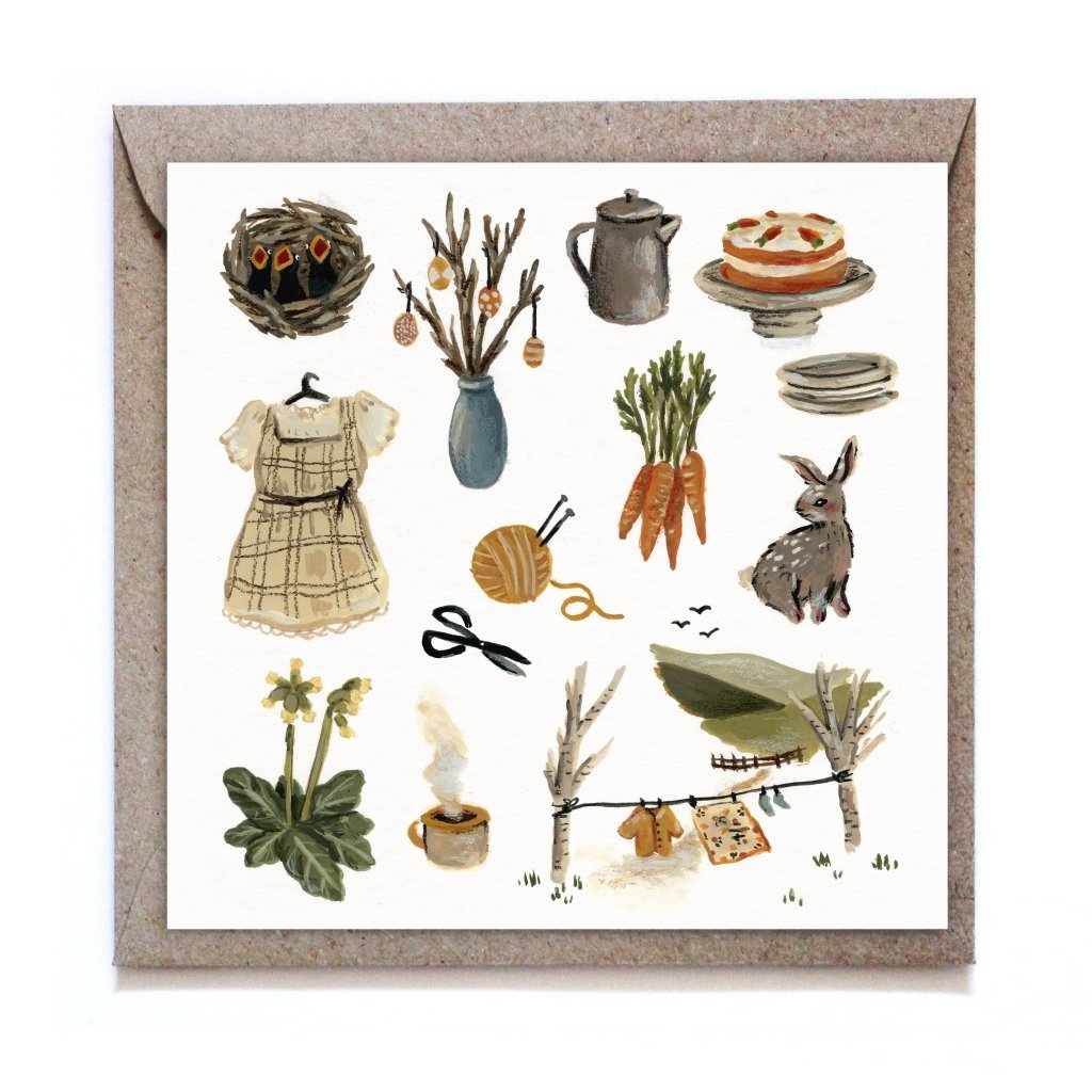 Greeting Card: Studiosatsch, Easter Weekend - Tales for Tadpoles