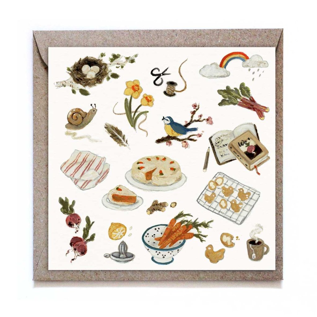 Greeting Card: Studiosatsch, Gentle Spring - Tales for Tadpoles