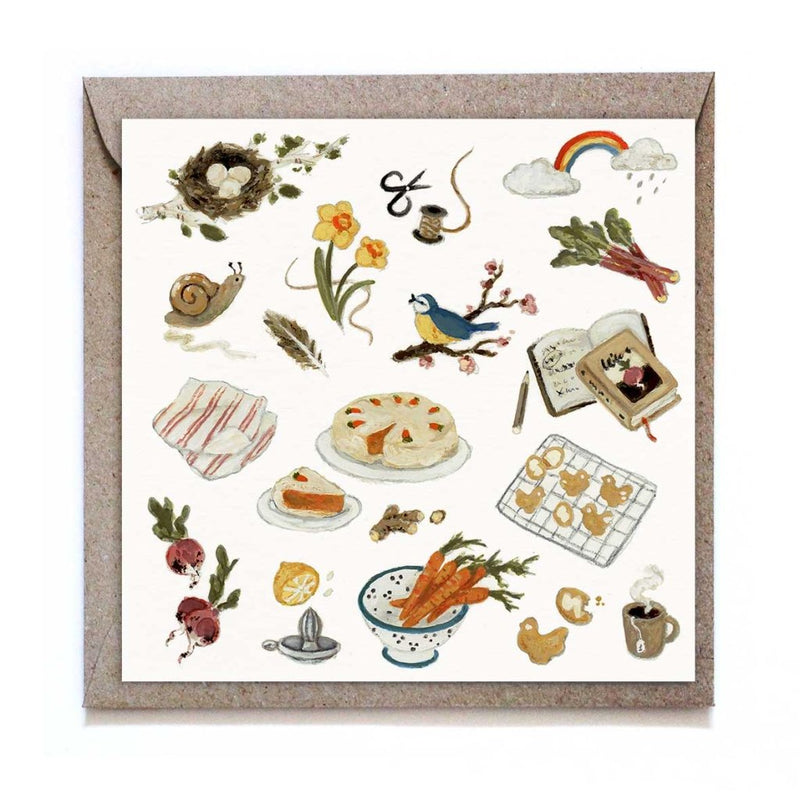 Greeting Card: Studiosatsch, Gentle Spring - Tales for Tadpoles