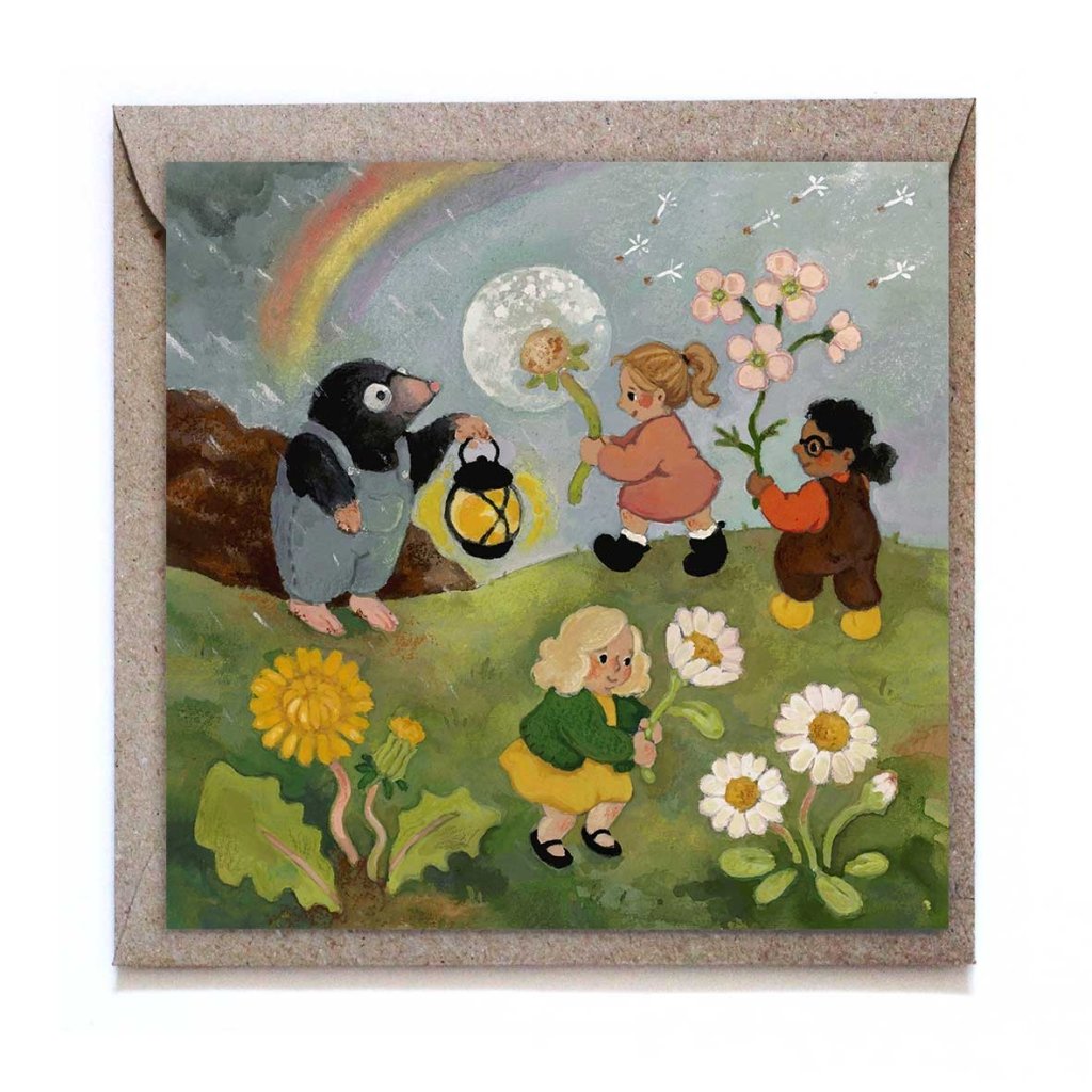 Greeting Card: Studiosatsch, Mr. Mole - Tales for Tadpoles