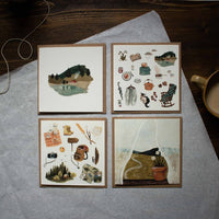 Greeting Card: Studiosatsch, Peaceful View - Tales for Tadpoles