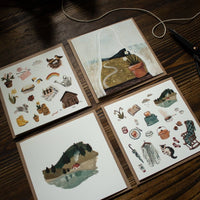 Greeting Card: Studiosatsch, Spring Awakening - Tales for Tadpoles