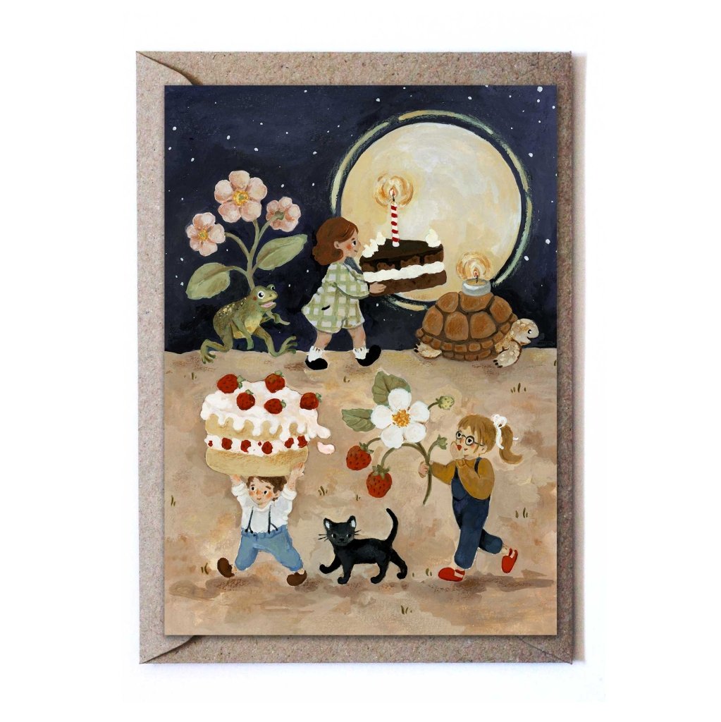 Greeting Card: Studiosatsch, Summer Nights - Tales for Tadpoles