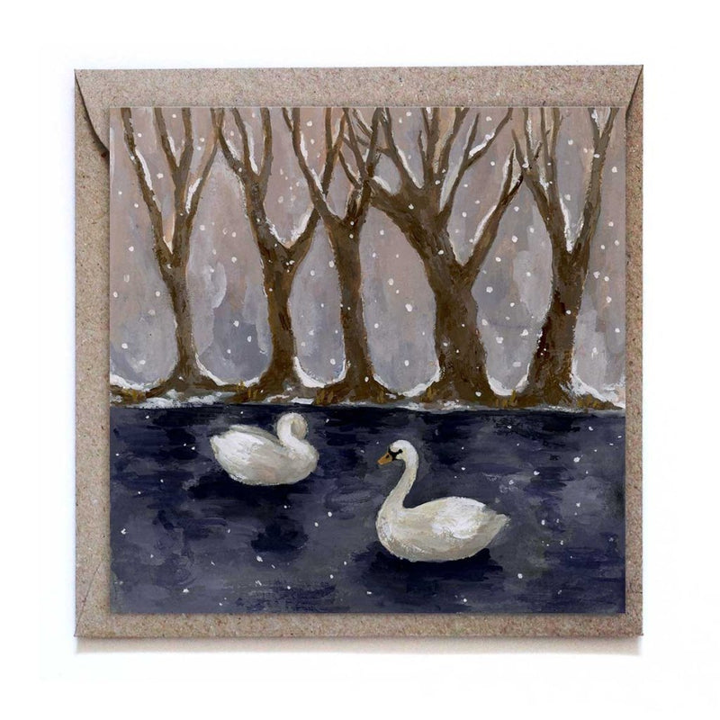 Greeting Card: Studiosatsch, Winter Solitude - Tales for Tadpoles