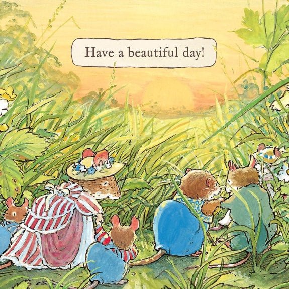 Greeting Cards: The Illustrators - Brambly Hedge (Sunset in The Meadow) - Tales for Tadpoles