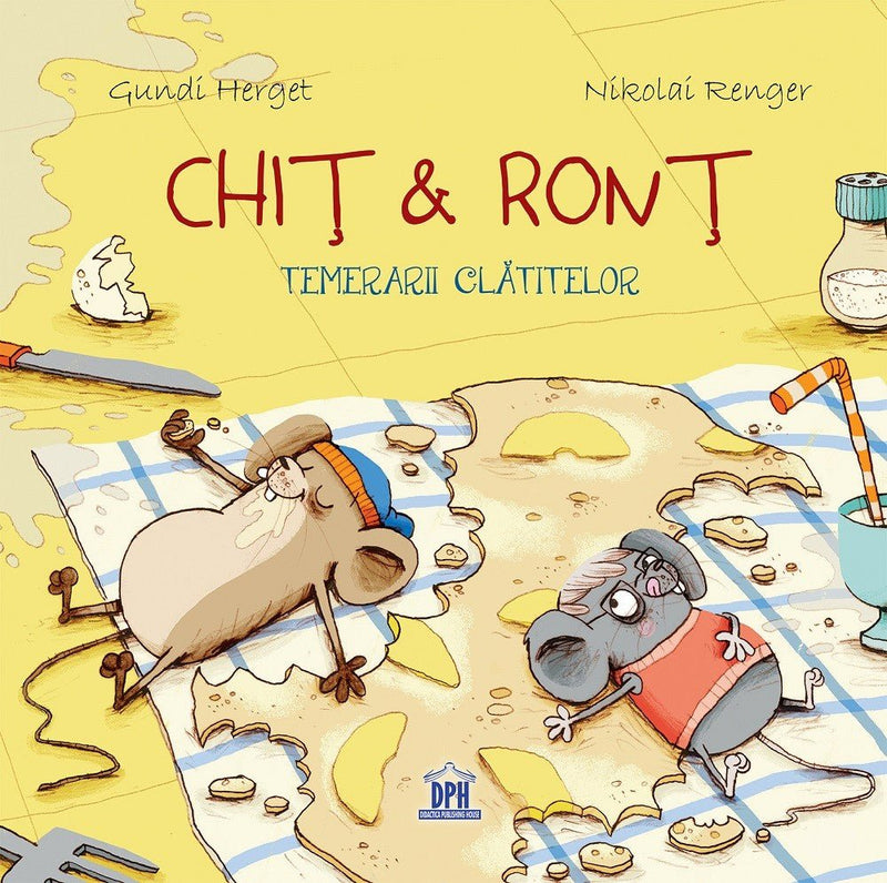 Gundi Herget: Chit & Ront temerarii clatitelor, illustrated by Nikolai Renger - Tales for Tadpoles