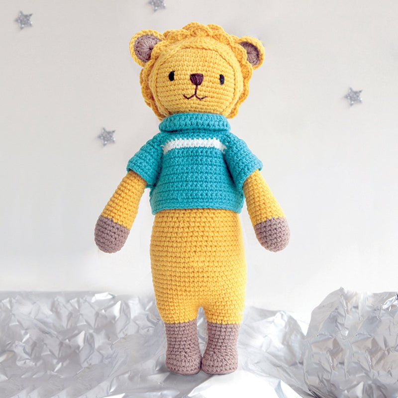 Handmade Crochet Doll: Little Knight Leo - Tales for Tadpoles