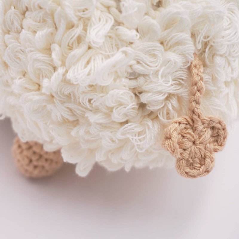 Handmade Crochet Doll: Mr. Shallis the Sheep - Tales for Tadpoles