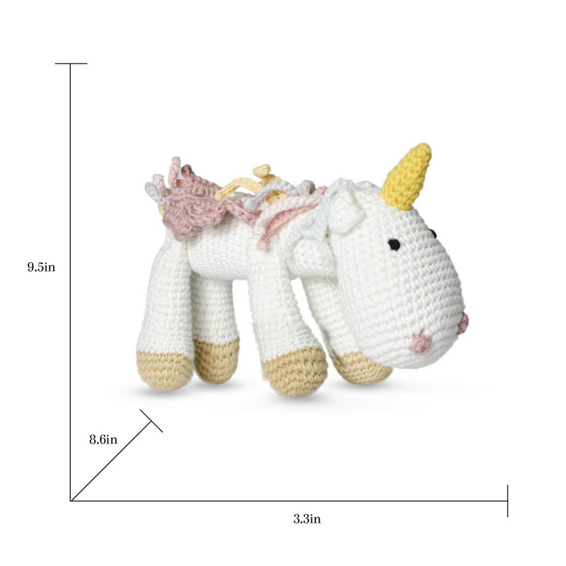 Handmade Crochet Doll: Unicorn - Tales for Tadpoles