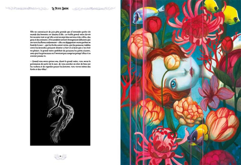 Hans Christian Andersen: The Little Mermaid, illustrated by Benjamin Lacombe - Tales for Tadpoles