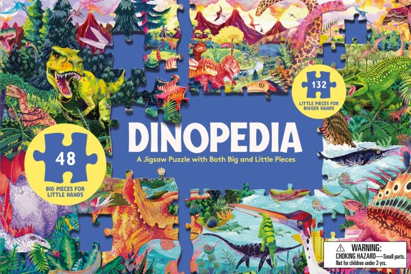 Dinopedia Jigsaw Puzzle a 180-piece Jigsaw Puzzle: With Both Big and Little Pieces