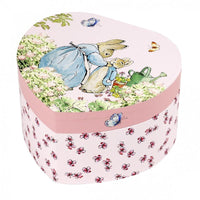 Heart - Shaped Musical Jewellery Box: Peter Rabbit - Tales for Tadpoles