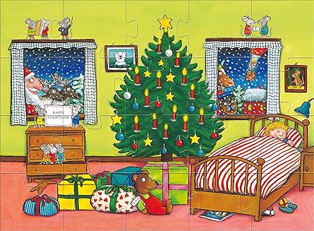 Ian Whybrow: The Christmas Bear Book and Jigsaw Set, illustrated by Axel Scheffler - Tales for Tadpoles