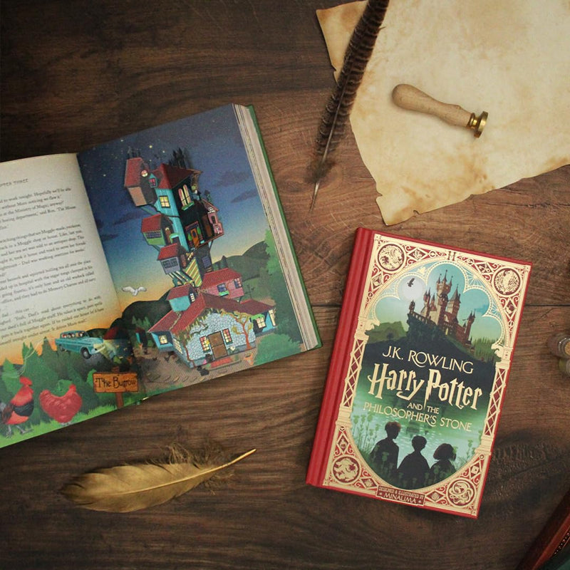 Harry Potter MinaLima Edition 3 Books Collection Set (Harry Potter and the Philo Harry Potter MinaLima Edition 3 Books Collection Set (Harry Potter and the Philo