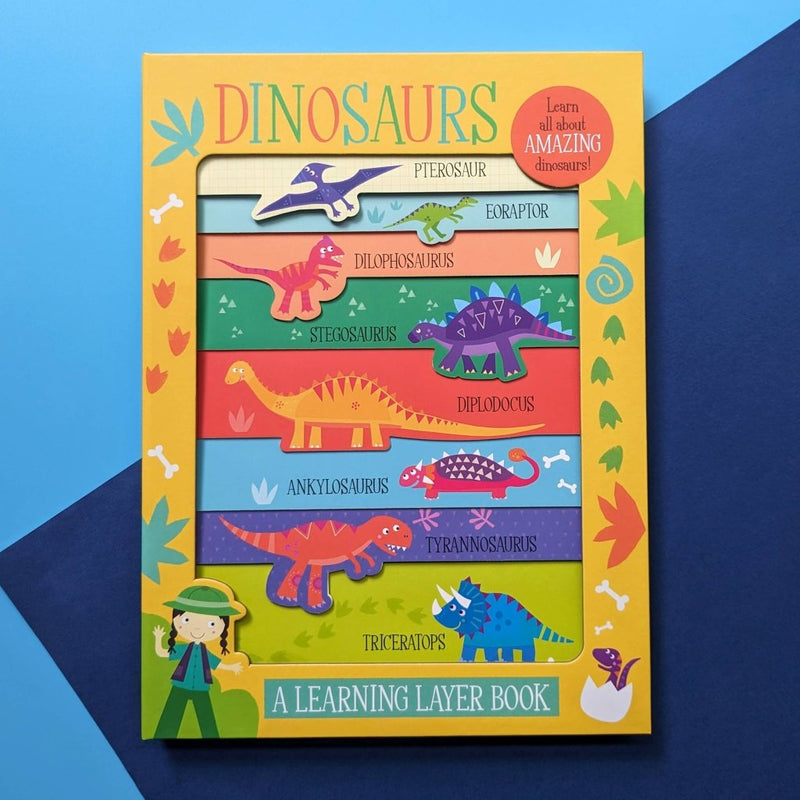 Jayne Schofield: Learning Layer Board Book, Dinosaur - Tales for Tadpoles