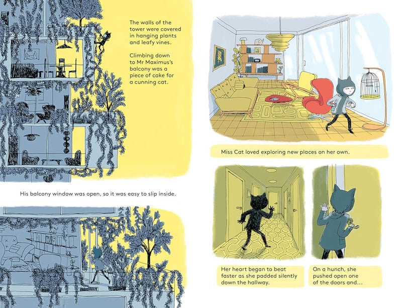 Jean - Luc Fromental: Miss Cat: The Case of the Curious Canary, illustrated by Joelle Jolivet - Tales for Tadpoles