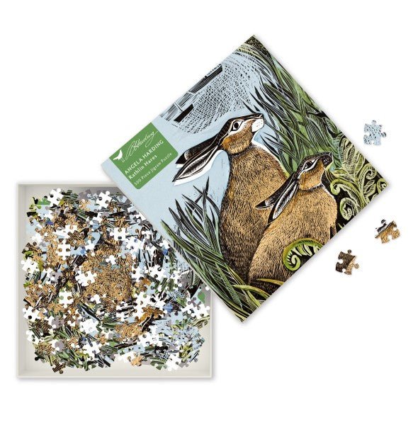 Jigsaw: Angela Harding - Rathlin Hares (500 Pieces) - Tales for Tadpoles