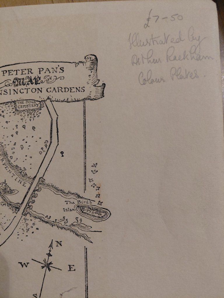 J.M. Barrie's Peter Pan in Kensington Gardens, Retold for Little People, illustrated by Arthur Rackham - Tales for Tadpoles