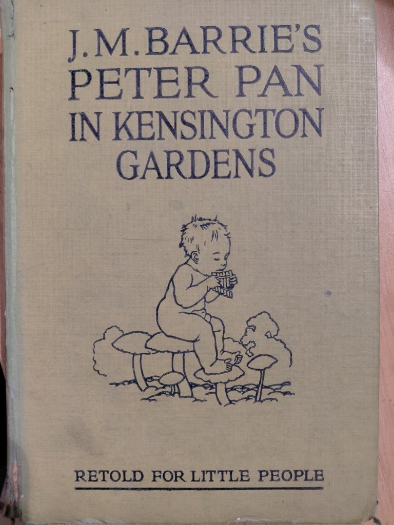 J.M. Barrie's Peter Pan in Kensington Gardens, Retold for Little People, illustrated by Arthur Rackham - Tales for Tadpoles