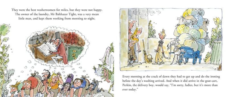 John Yeoman: The Wild Washerwomen, illustrated by Quentin Blake - Tales for Tadpoles