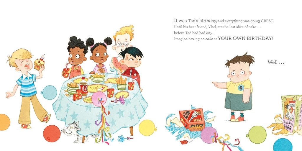 Julian Gough: When Tad Kicked Vlad, Illustrated by Ross Collins - Tales for Tadpoles