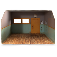 Mouse Mansion: Cardboard Room - Classroom