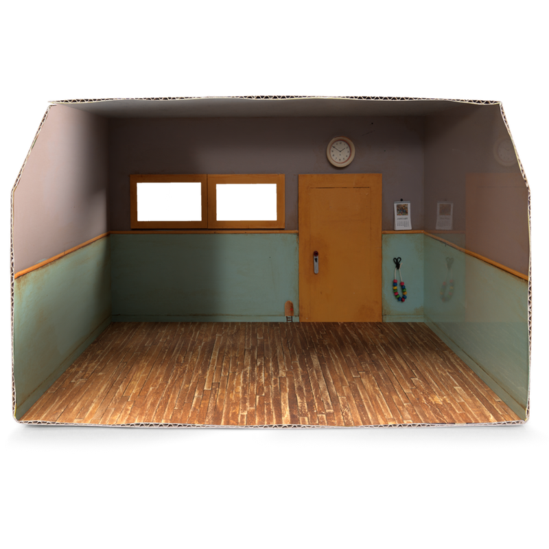 Mouse Mansion: Cardboard Room - Classroom