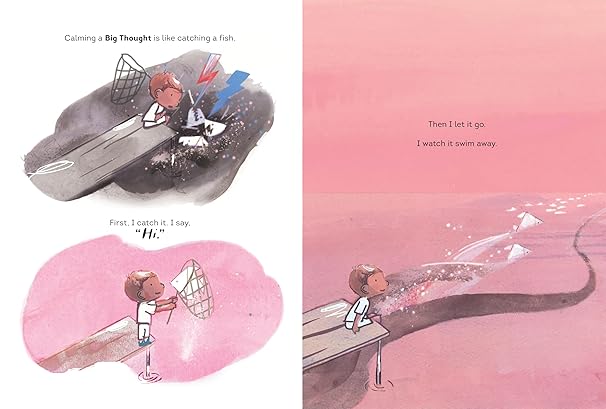 Laura Dockrill: Big Thoughts: Catch and Release Your Worries, illustrated by Ashling Lindsay - Tales for Tadpoles