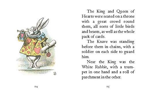 Lewis Carroll: Alice's Adventures in Wonderland and Through the Looking - Glass (The Little Folks' Edition), illustrated by Sir John Tenniel - Tales for Tadpoles